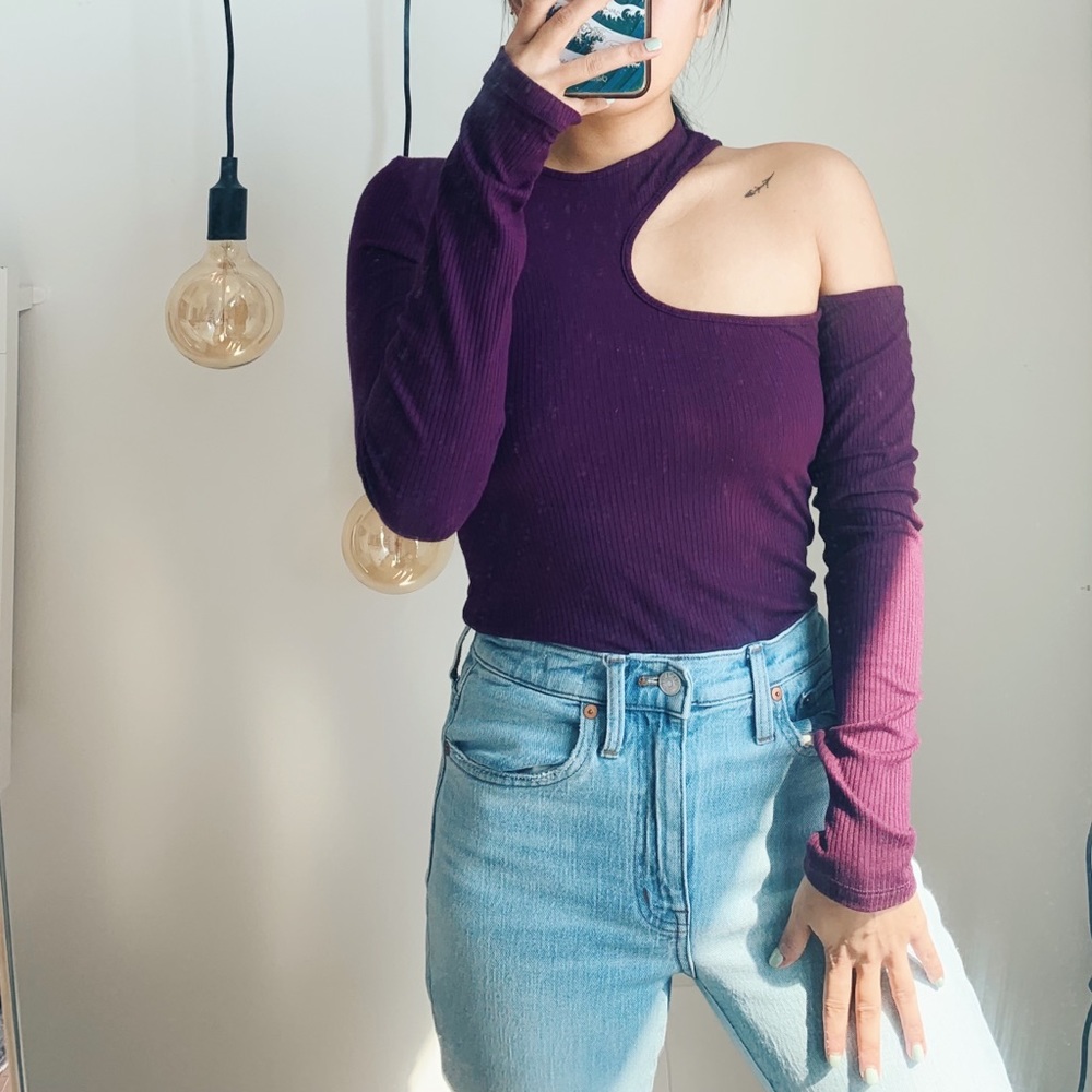 LF asymmetrical cutout top